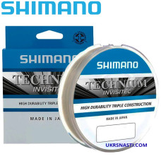 Леска монофильная Shimano Technium Invisitec размотка 300м серая